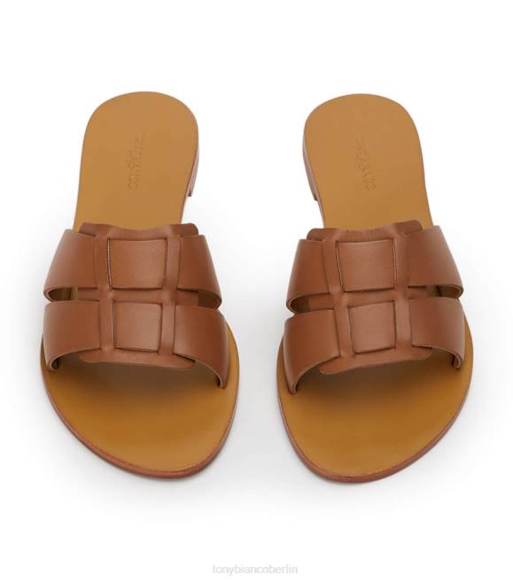 Sandalen| de Tony Bianco Frauen Wohnungen erzwingen bräunen 4624609